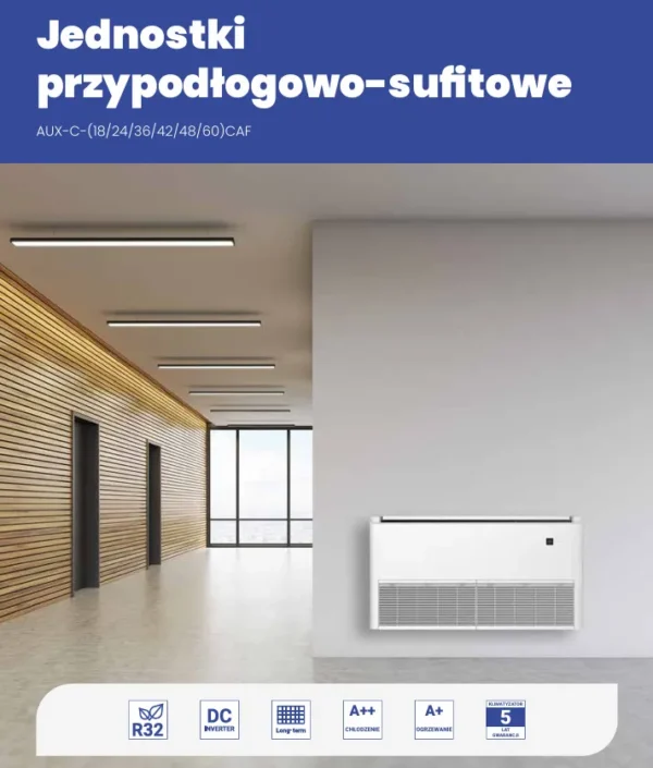 klimatyzator przypodłogowo-sufitowy