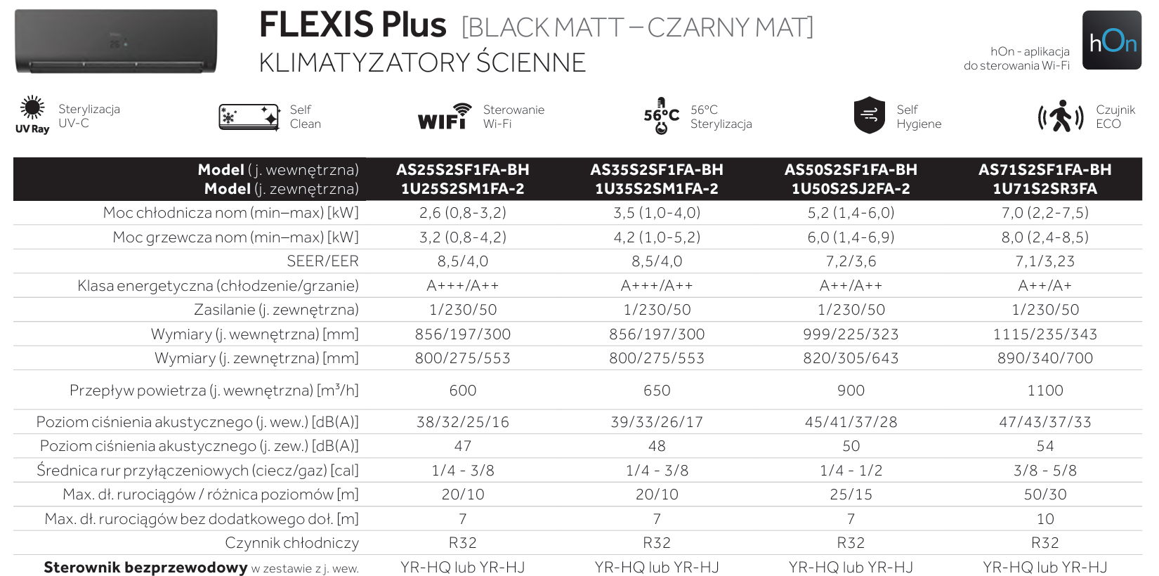 Klimatyzator Haier FLEXIS Plus Black Matt 2,6 kW z montażem - obrazek 10