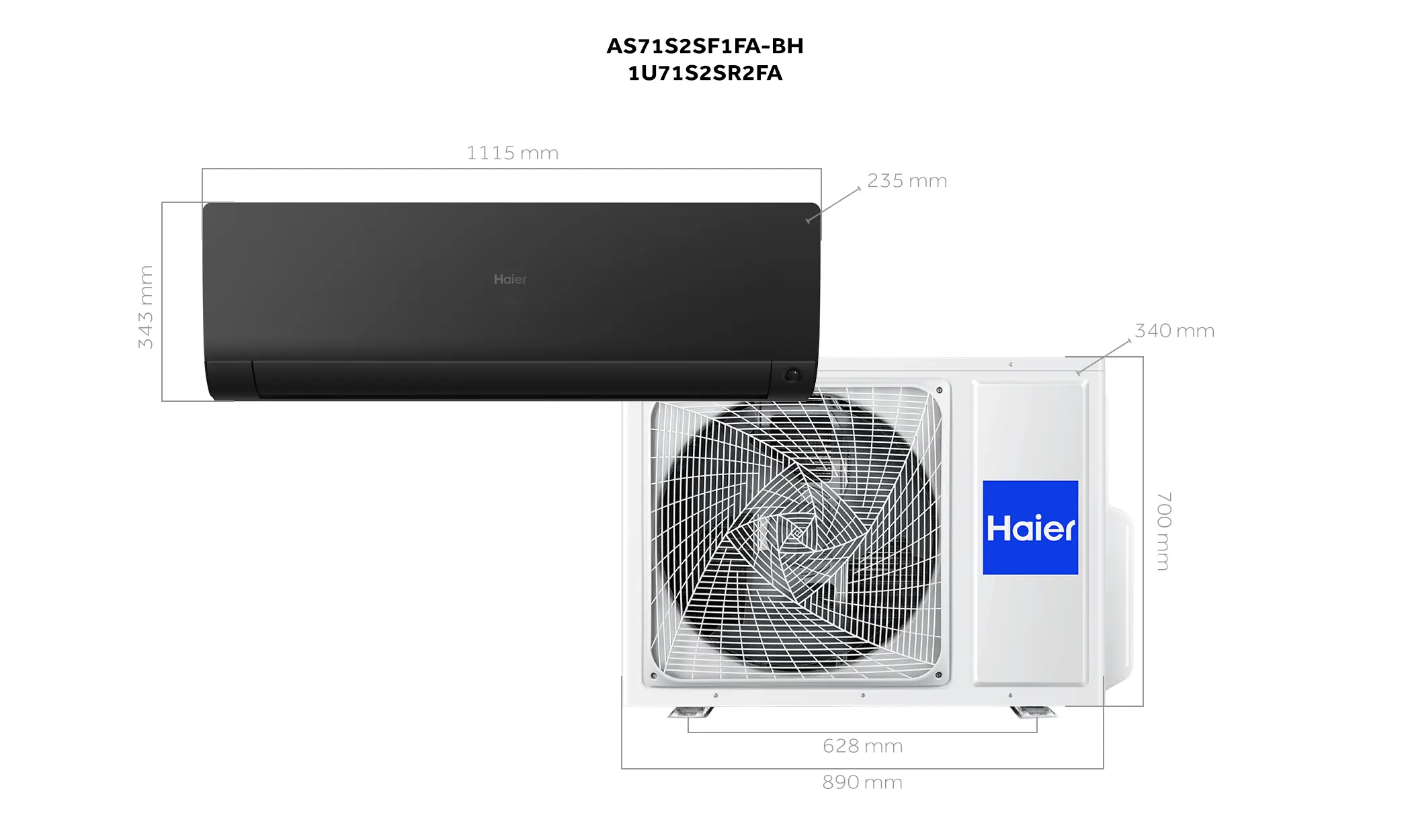 Klimatyzator Haier FLEXIS Plus Black Matt 2,6 kW z montażem - obrazek 9