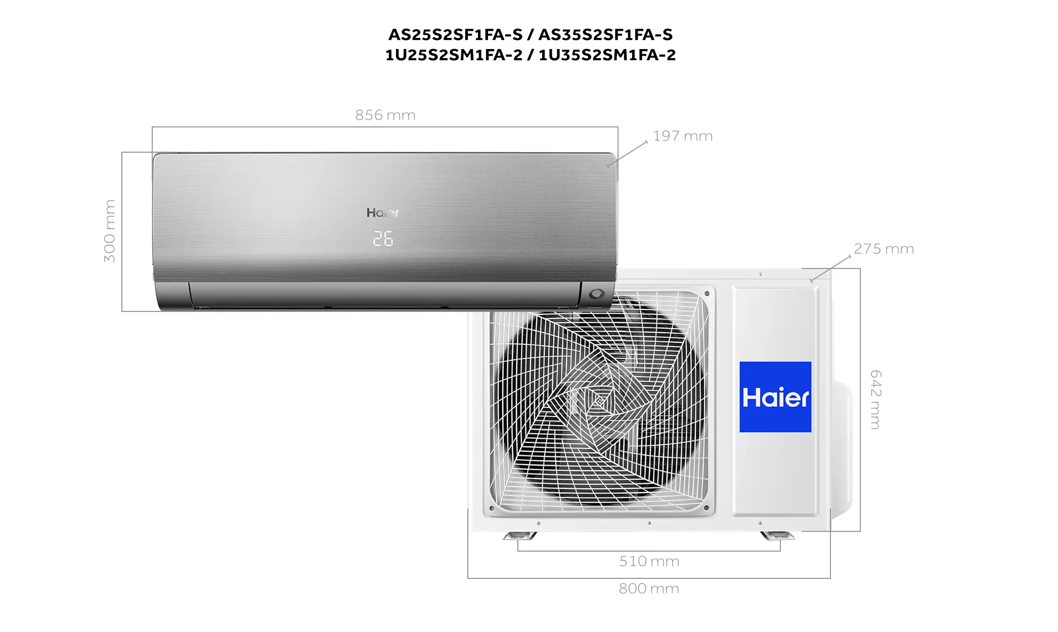 Klimatyzator Haier FLEXIS Plus Silver Shine 2,6 kW z montażem - obrazek 7