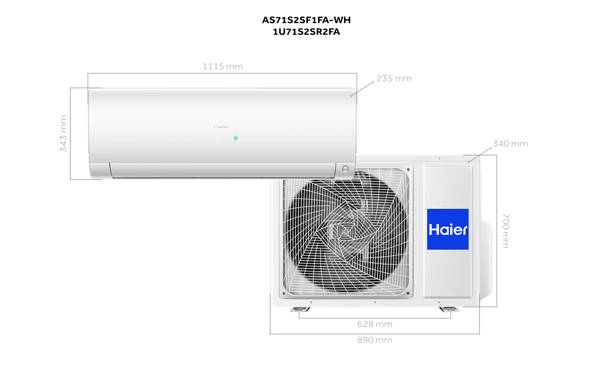 Klimatyzator Haier FLEXIS Plus White Matt 2,6 kW z montażem - obrazek 8