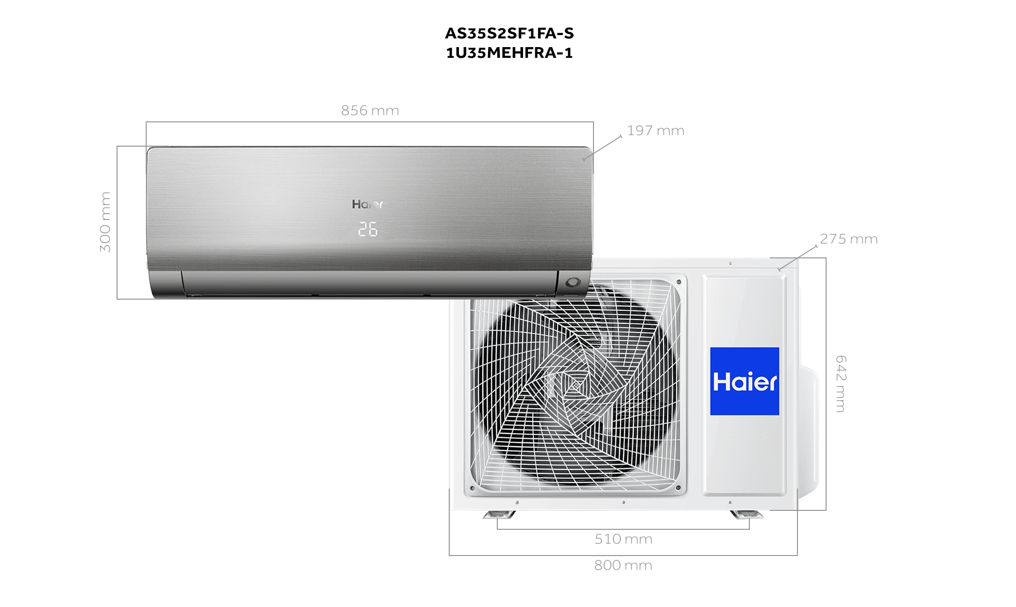 Klimatyzator Haier NORDIC FLEXIS Plus Silver Shine 3,5 kW z montażem - obrazek 6